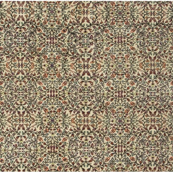 Central Anatolian Kayseri Millefleur Rug of Exceptional Quality, Fine-Hand-Knotted Large Carpet. 8 x 12 Ft (242 x 365 cm)