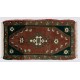 Handmade Doormat (Seat or Cushion Cover), Small Vintage Turkish Rug. 1.5 x 2.6 Ft (43 x 78 cm)