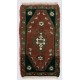 Handmade Doormat (Seat or Cushion Cover), Small Vintage Turkish Rug. 1.5 x 2.6 Ft (43 x 78 cm)