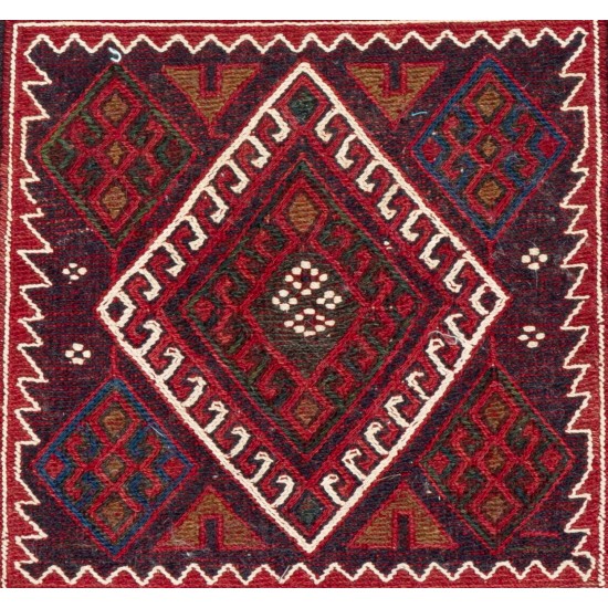 Decorative Handmade MidCentury Salt Bag from South East Anatolia.. 2 x 1.7 Ft (60 x 50 cm)