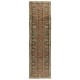 Narrow Antique Turkish Wool Runner Rug, Handmade Hallway Runner. 2.5 x 9.4 Ft (75 x 286 cm)