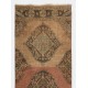 Mid-Century Handmade Turkish Runner Rug for Hallway Decor. 3 x 12.7 Ft (90 x 385 cm)