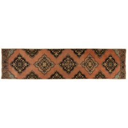 Mid-Century Handmade Turkish Runner Rug for Hallway Decor, Tribal Stlye Corridor Carpet. 3 x 12.4 Ft (91 x 375 cm)