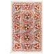 New Silk and Cotton Suzani Wall Hanging. Traditional Hand Embroidered Uzbek Bedspread. 4.6 x 7.2 Ft (140 x 217 cm)
