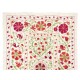 Silk Hand Embroidered Bed Cover, New Suzani Wall Hanging from Uzbekistan. 4.9 x 6.9 Ft (147 x 210 cm)