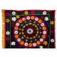 Silk Hand Embroidered Bed Cover, Vintage Suzani Wall Hanging from Uzbekistan. 5 x 7.4 Ft (150 x 225 cm)