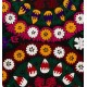 Silk Hand Embroidered Bed Cover, Vintage Suzani Wall Hanging from Uzbekistan. 5 x 7.4 Ft (150 x 225 cm)