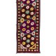 Decorative Silk Hand Embroidered Table Runner, Vintage Suzani Uzbek Wall Hanging. 2 x 14 Ft (60 x 428 cm)