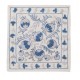 Home Decor Uzbek Silk Embroidery Suzani Cushion Case. Decorative Lace Pillow Cover. 17" x 17" (42 x 42 cm)