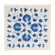 Decorative Suzani Silk Embroidery Cushion Cover from Uzbekistan. 19" x 19" (46 x 46 cm)