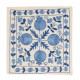 Handmade Brand New Uzbek Silk Embroidered Suzani Throw Pillow Cover, Cushion Cover, Lace Pillow. 19" x 19" (46 x 46 cm)