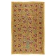Silk Suzani Wall Hanging from Uzbekistan, Brand-New Hand Embroidered Bed or Table Cover. 4.5 x 6.9 Ft (137 x 210 cm)