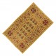 Decorative Silk Suzani Textille. Brand New Uzbek Embroidery Wall Hanging, Bed or Table Cover. 4.6 x 7 Ft (140 x 214 cm)