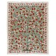 New Silk Embroidery Suzani Textille. Traditional Handmade Uzbek Bed Cover. 5.2 x 6.6 Ft (158 x 200 cm)