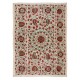 New Silk Embroidery Suzani Textille. Traditional Handmade Uzbek Bed Cover. 6.2 x 8.3 Ft (187 x 250 cm)