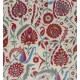 New Silk Embroidery Suzani Textille. Traditional Handmade Uzbek Bed Cover. 6.8 x 9 Ft (205 x 275 cm)