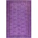 Purple Overdyed Rug, Mid-Century Handmade Central Anatolian Carpet. 5.7 x 8.4 Ft (172 x 255 cm)