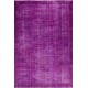 Purple Overdyed Rug, Mid-Century Handmade Central Anatolian Carpet. 5.7 x 9.3 Ft (172 x 282 cm)