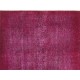 Pink Overdyed Vintage Handmade Anatolian Accent Rug for Contempoarary Interiors. 3.9 x 6.4 Ft (118 x 195 cm)