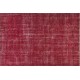 Distressed Red Overdyed Rug, 1960s Hand-Knotted Central Anatolian Carpet. 5.6 x 9 Ft (168 x 275 cm)
