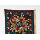 Silk Hand Embroidered Bed Cover, Vintage Suzani Wall Hanging from Uzbekistan. 3.8 x 6 Ft (114 x 182 cm)