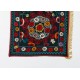 Silk Hand Embroidered Bed Cover, Vintage Suzani Wall Hanging from Uzbekistan. 3.8 x 6 Ft (114 x 182 cm)