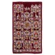 Silk Hand Embroidered Bed Cover, Vintage Suzani Wall Hanging from Uzbekistan. 4 x 7 Ft (124 x 214 cm)