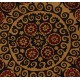 Silk Hand Embroidered Bed Cover, Vintage Suzani Wall Hanging from Uzbekistan. 4.5 x 6 Ft (136 x 185 cm)