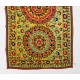 Silk Hand Embroidered Bed Cover, Vintage Suzani Wall Hanging from Uzbekistan. 4.9 x 9.4 Ft (147 x 285 cm)