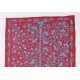 Silk Hand Embroidered Bed Cover, Vintage Suzani Wall Hanging from Uzbekistan. 5 x 7.3 Ft (150 x 220 cm)