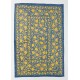 Silk Hand Embroidered Bed Cover, Vintage Suzani Wall Hanging from Uzbekistan. 5 x 7.3 Ft (150 x 220 cm)