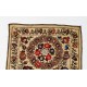 Silk Hand Embroidered Bed Cover, Vintage Suzani Wall Hanging from Uzbekistan. 5 x 6 Ft (155 x 185 cm)