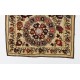 Silk Hand Embroidered Bed Cover, Vintage Suzani Wall Hanging from Uzbekistan. 5 x 6 Ft (155 x 185 cm)