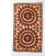 Silk Hand Embroidered Bed Cover, Vintage Suzani Wall Hanging from Uzbekistan. 5.4 x 8.6 Ft (162 x 262 cm)