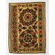 Silk Hand Embroidered Bed Cover, Vintage Suzani Wall Hanging from Uzbekistan. 5.5 x 7.6 Ft (167 x 230 cm)
