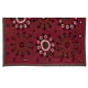 Silk Hand Embroidered Bed Cover, Vintage Suzani Wall Hanging from Uzbekistan. 6.9 x 7.4 Ft (208 x 223 cm)