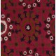 Silk Hand Embroidered Bed Cover, Vintage Suzani Wall Hanging from Uzbekistan. 6.9 x 7.4 Ft (208 x 223 cm)
