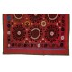 Silk Hand Embroidered Bed Cover, Vintage Suzani Wall Hanging from Uzbekistan. 7.9 x 8.7 Ft (240 x 263 cm)