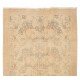Handmade Vintage Rug, Floral Patterned Anatolian Carpet. 3.7 x 6.6 Ft (110 x 200 cm)