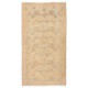 Handmade Vintage Rug, Floral Patterned Anatolian Carpet. 3.7 x 6.6 Ft (110 x 200 cm)