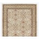 Authentic Vintage Handmade Turkish Oushak Accent Rug, Ca 1940. 3.7 x 6.8 Ft (112 x 207 cm)