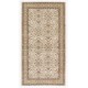 Authentic Vintage Handmade Turkish Oushak Accent Rug, Ca 1940. 3.7 x 6.8 Ft (112 x 207 cm)