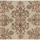 Turkish Oushak Accent Rug with Floral Garden Design, Hand-Knotted 1960s Carpet. 3.9 x 6.8 Ft (116 x 207 cm)
