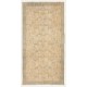Antique Washed Vintage Oushak Accent Rug, Handmade carpet made in Turkey. 3.9 x 6.9 Ft (117 x 210 cm)