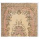 Hand-Knotted Vintage Turkish Rug, Home Decor Carpet. 3.9 x 6.7 Ft (118 x 204 cm)