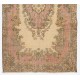 Hand-Knotted Vintage Turkish Rug, Home Decor Carpet. 3.9 x 6.7 Ft (118 x 204 cm)