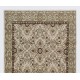 Floral Patterned Turkish Handmade Vintage Rug, Ideal for Office and Home Decor. 3.9 x 6.8 Ft (118 x 207 cm)