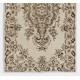 Floral Patterned Turkish Handmade Vintage Rug, Ideal for Office and Home Decor. 3.9 x 7.4 Ft (118 x 224 cm)