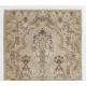 Handmade Vintage Rug from Turkey. 4 x 7.2 Ft (119 x 219 cm)