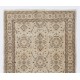 Hand-Knotted Vintage Turkish Rug, Home Decor Carpet. 4 x 7 Ft (120 x 212 cm)